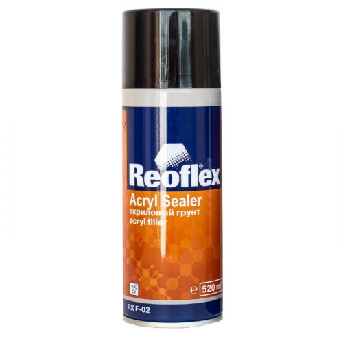 REOFLEX  Грунт Акриловый  1K аэрозоль серый 520 мл