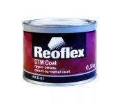 REOFLEX  Акриловая грунт-эмаль черная матовая   0,5 кг