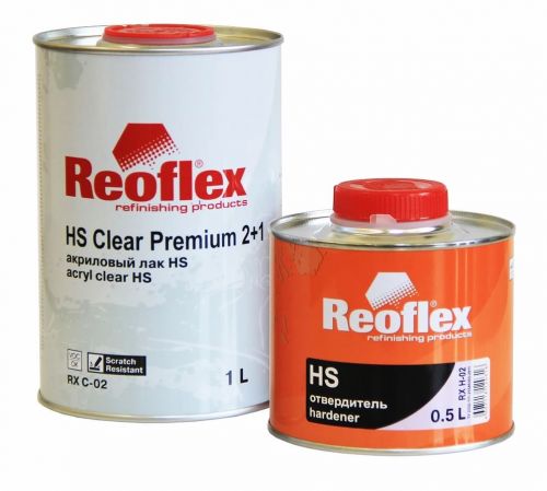 REOFLEX  Лак Акриловый  2K НS  0,5 л (0,25л)