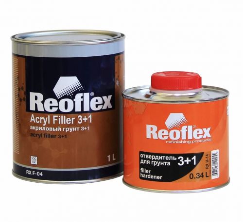 REOFLEX  Грунт Акриловый  2K 3+1 белый   0,5 л  (0,17л)