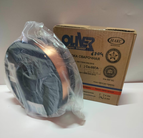 Проволока сварочная 0,8 мм 5 кг. Имп. омедненная. Рядная намотка